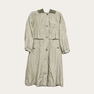 Vintage Fleet Street Womens Petite Trench Rain Coat (10P)